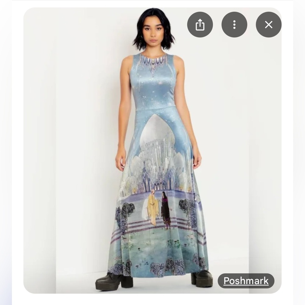 NWT BLACKMILK VELVET PRINCESS  Maxi Dress XXL